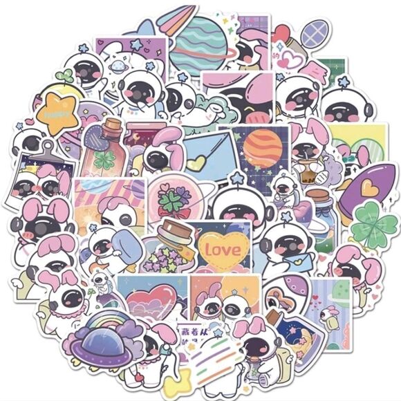 Astronaut Stickers  - Picture 1 of 6